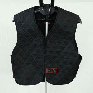 Fly Racing Cooling‎ Sport Vest Adult Large Black Evaporative Full Zip Motorcycle